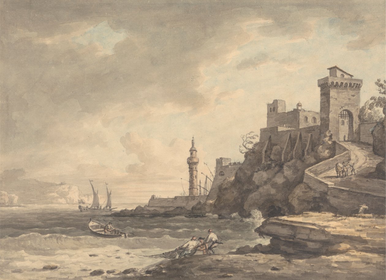 Näkymä Leghornille tekijältä William Marlow