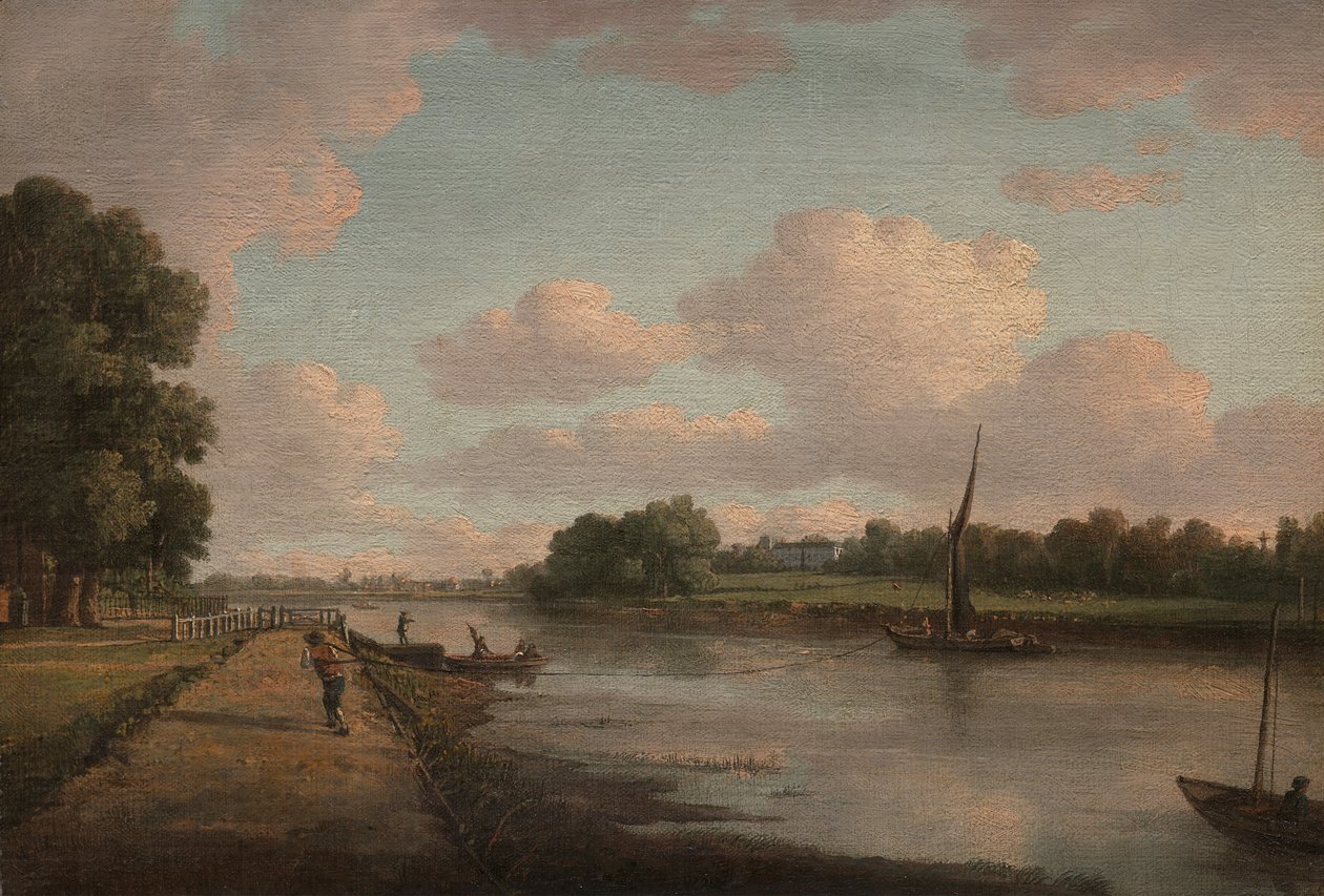 Näkymä Thames-joelle Richmondissa tekijältä William Marlow