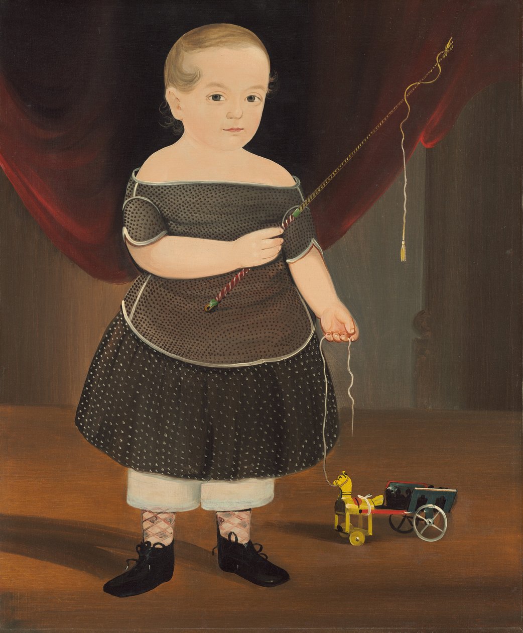 Poika leluhevosen ja vaunun kanssa, n. 1845. tekijältä William Matthew Prior