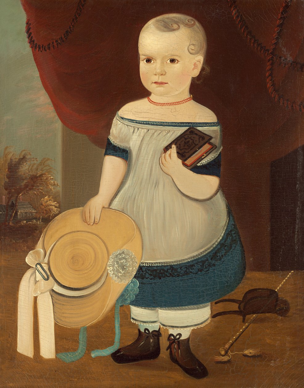 Lapsi olkihattu, n. 18461873. tekijältä William Matthew Prior