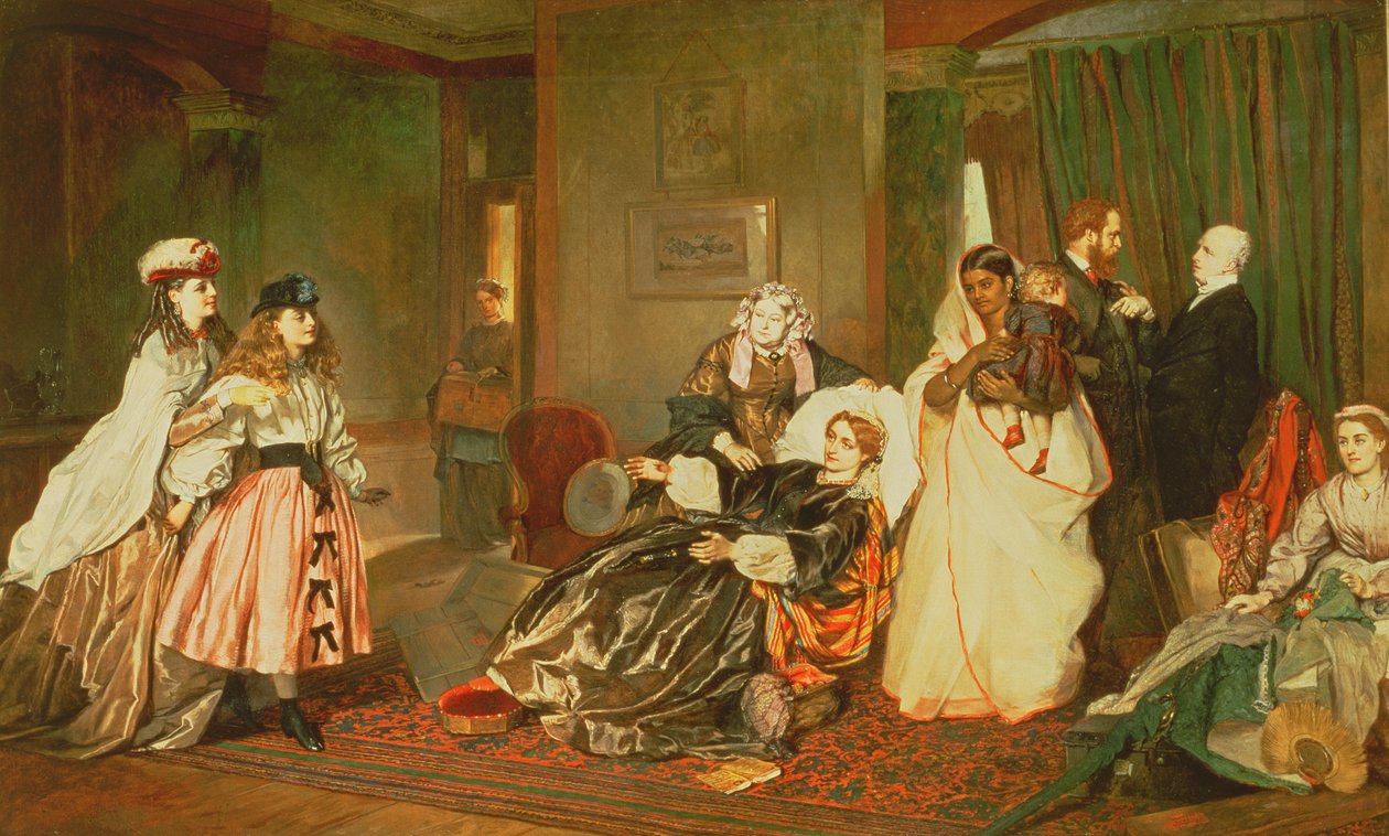 Kotiin paluu, 1866 tekijältä William Maw Egley