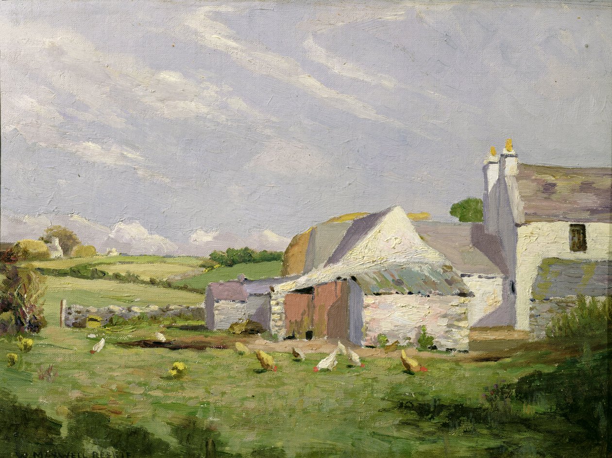 Angleseyn maatila (öljy kankaalle) tekijältä William Maxwell Reekie