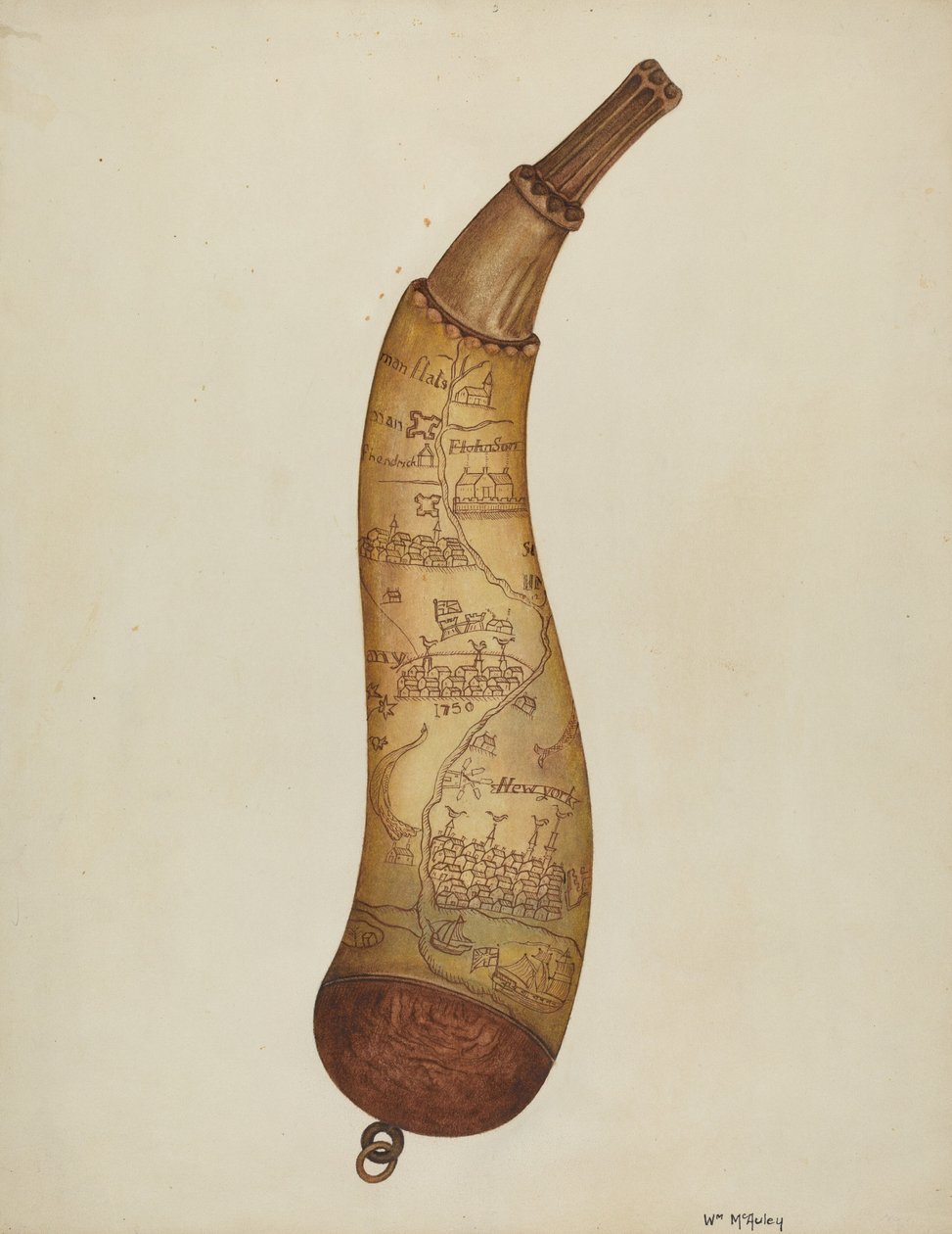 Powder Horn, c. 1940. tekijältä William McAuley