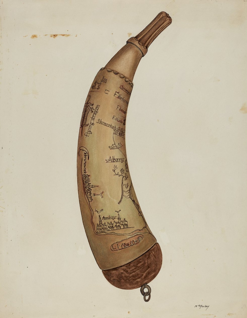 Powder Horn, c. 1940. tekijältä William McAuley