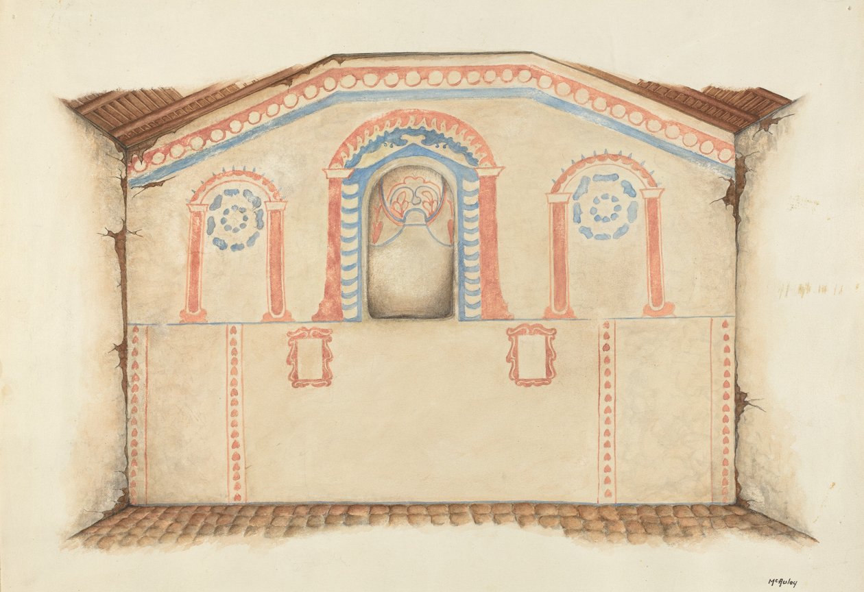 Seinämaalaus Reredos, 1939. tekijältä William McAuley