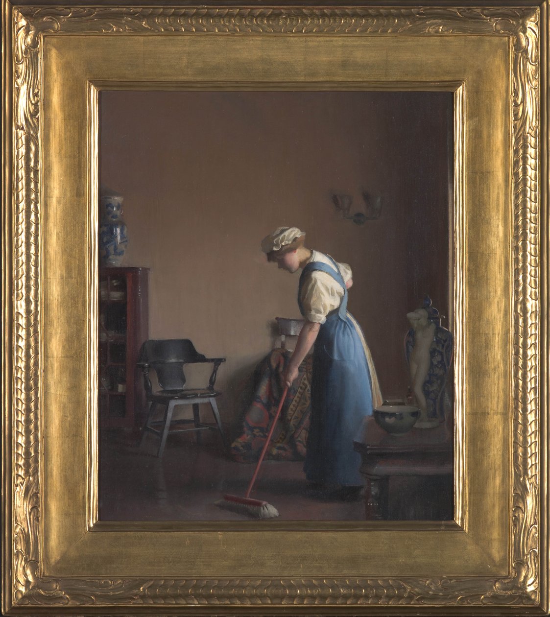 Tyttöjen lakaisu, n. 1912 tekijältä William McGregor Paxton