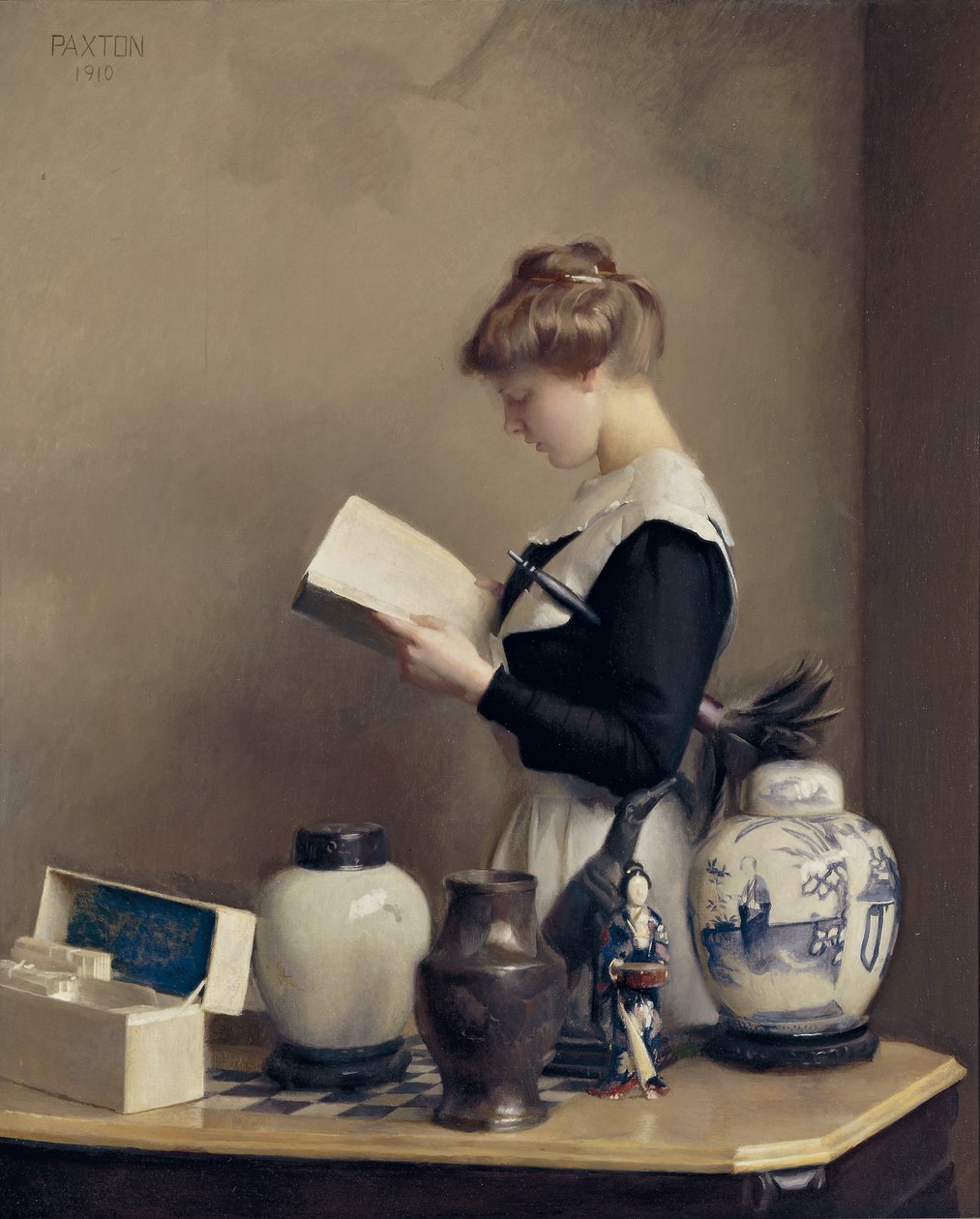 Kotiapulainen, 1910 tekijältä William McGregor Paxton