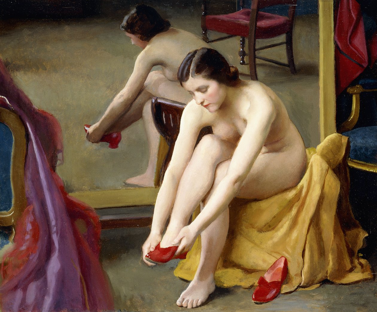 Punaiset muulit tekijältä William McGregor Paxton