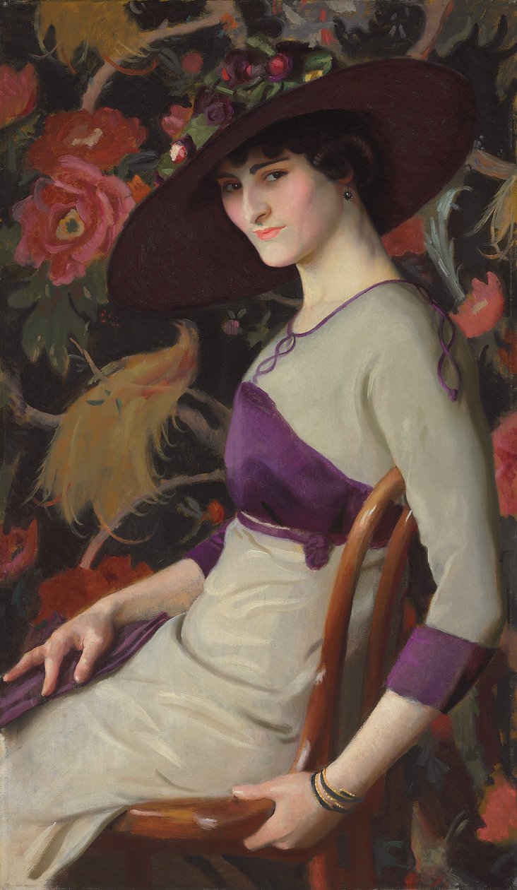 venäläinen; La Russe (öljy kankaalle) tekijältä William McGregor Paxton