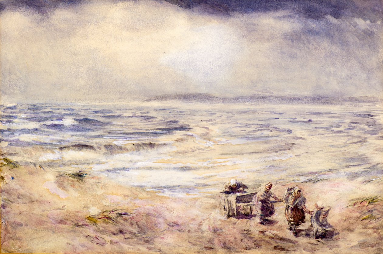 Märkä päivä, n. 1876 (akvarelli) tekijältä William McTaggart