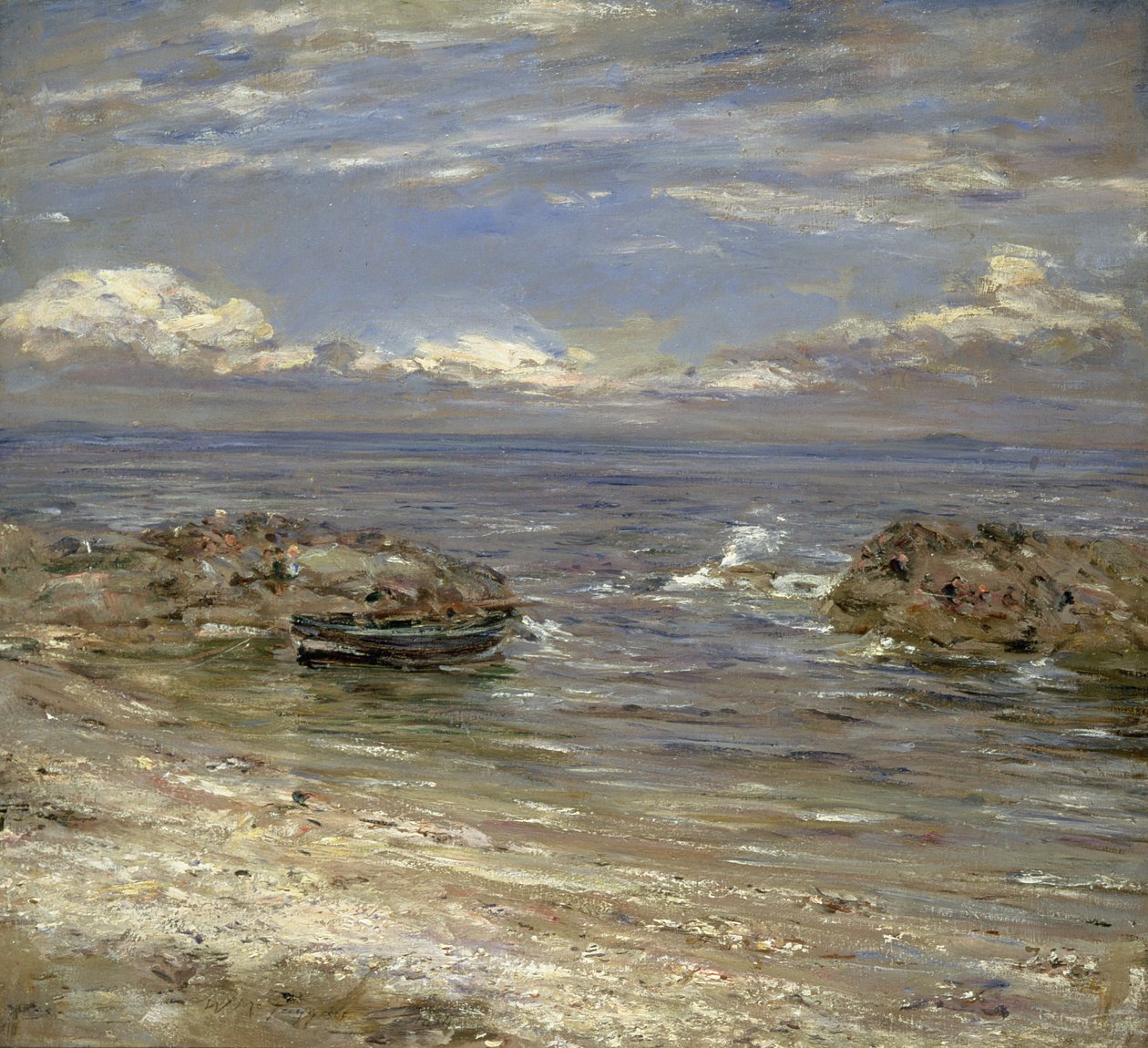 Luonnonsatama, Cockenzie tekijältä William McTaggart