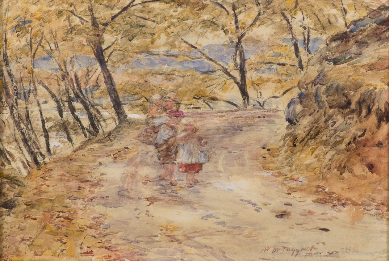 Luonnos Trossachissa tekijältä William McTaggart