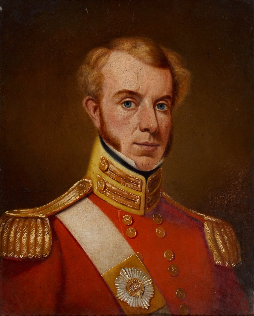 Luutnantti (myöhemmin everstiluutnantti) George Talbot, 8. Bengalin syntyperäinen jalkaväki tekijältä William Melville