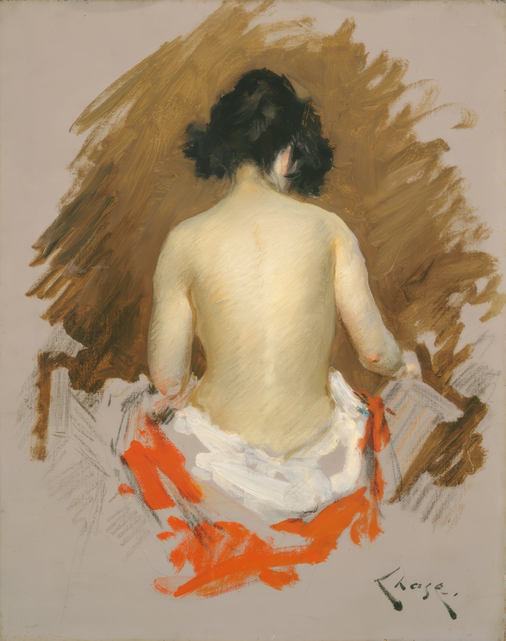 Akt tekijältä William Merritt Chase