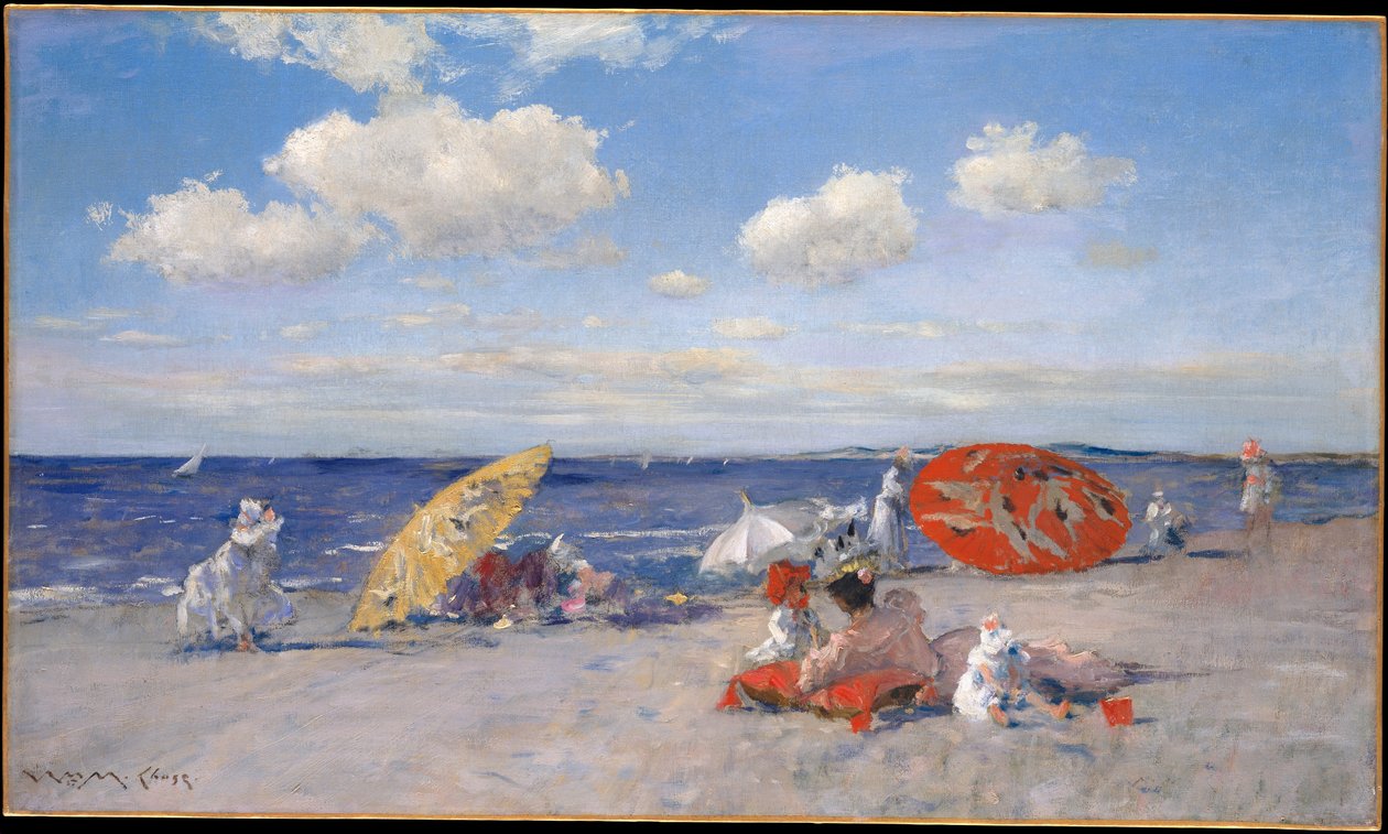 Merenrannalla tekijältä William Merritt Chase