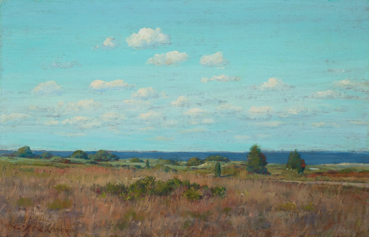 Syksy, noin 1895 (öljy paneelille) tekijältä William Merritt Chase
