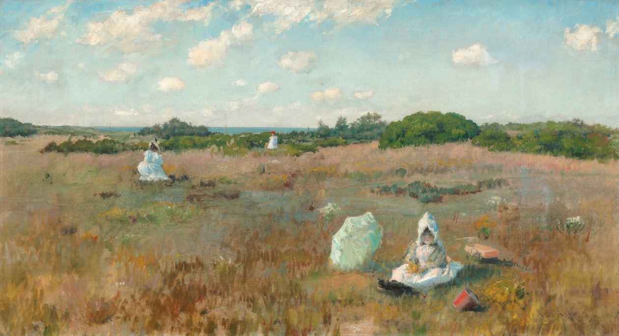 Syksyn kukkien poiminta tekijältä William Merritt Chase
