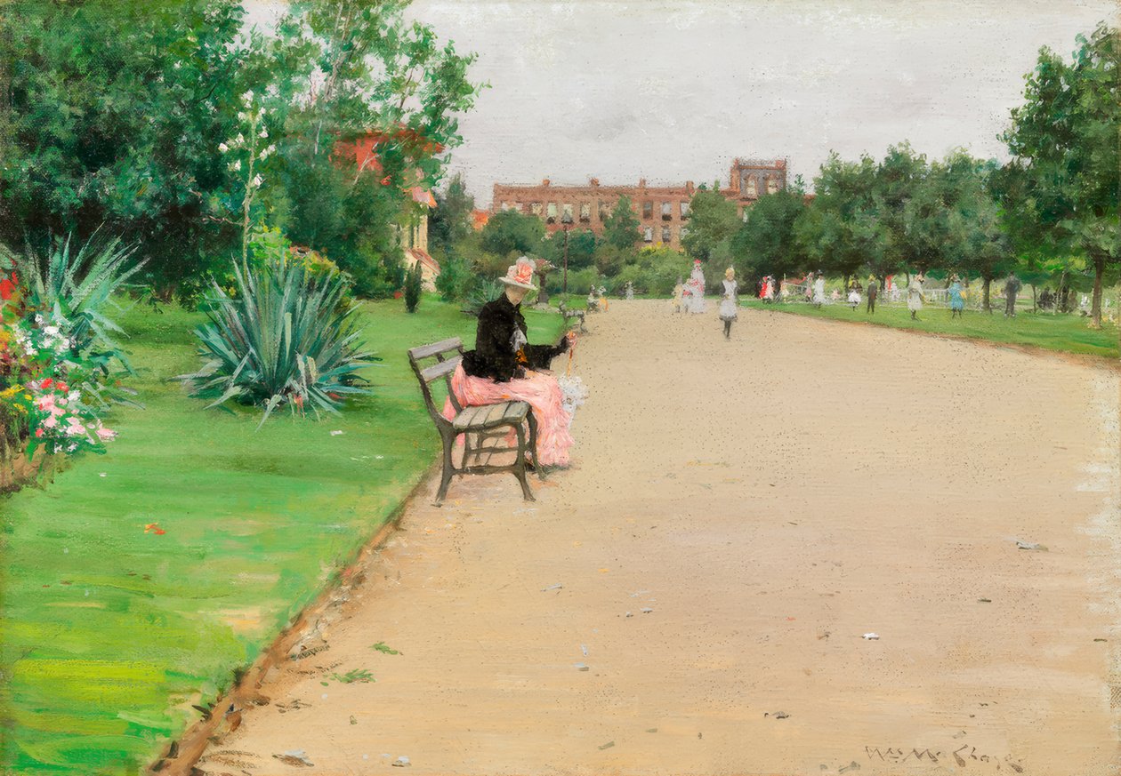 Kaupungin puisto tekijältä William Merritt Chase