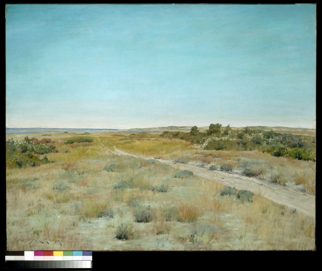Syksyn ensimmäinen kosketus (öljy kankaalle) tekijältä William Merritt Chase