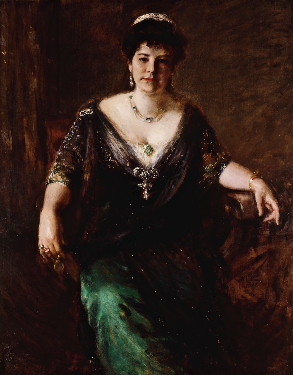 Rouvan muotokuva, n. 1910 tekijältä William Merritt Chase