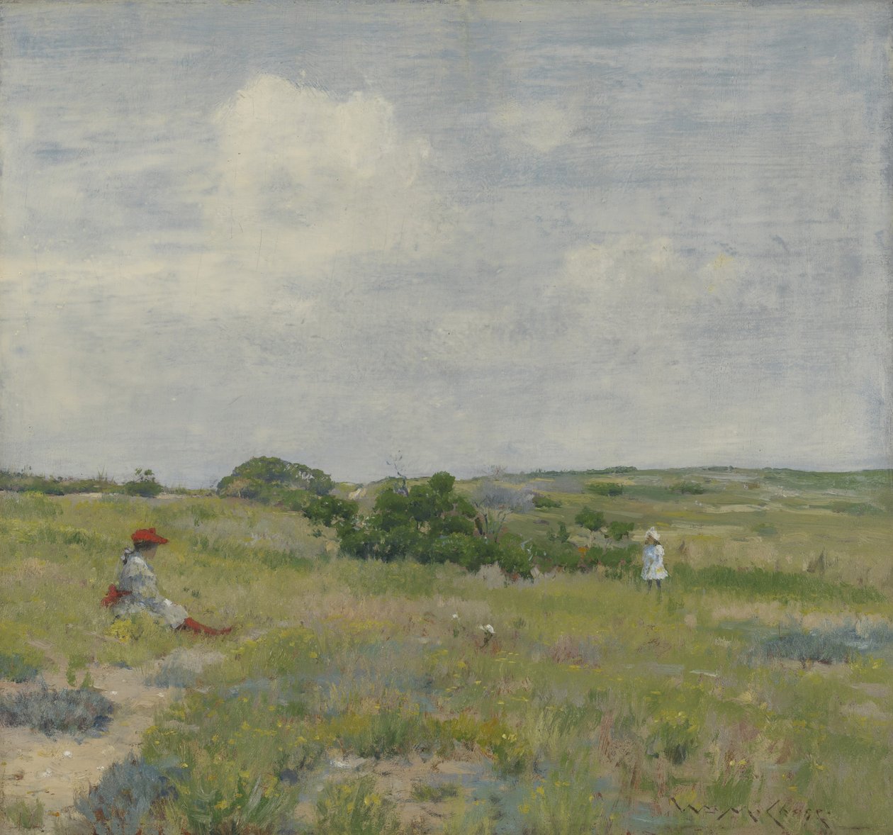 Shinnecock Hills, noin 1895 tekijältä William Merritt Chase