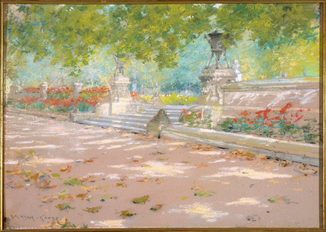 Terassi, Prospect Park tekijältä William Merritt Chase