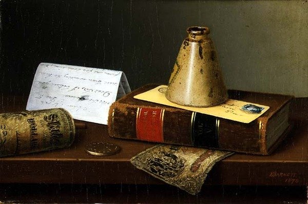 American Exchange tekijältä William Michael Harnett