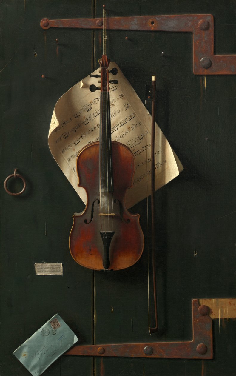 Vanha viulu tekijältä William Michael Harnett