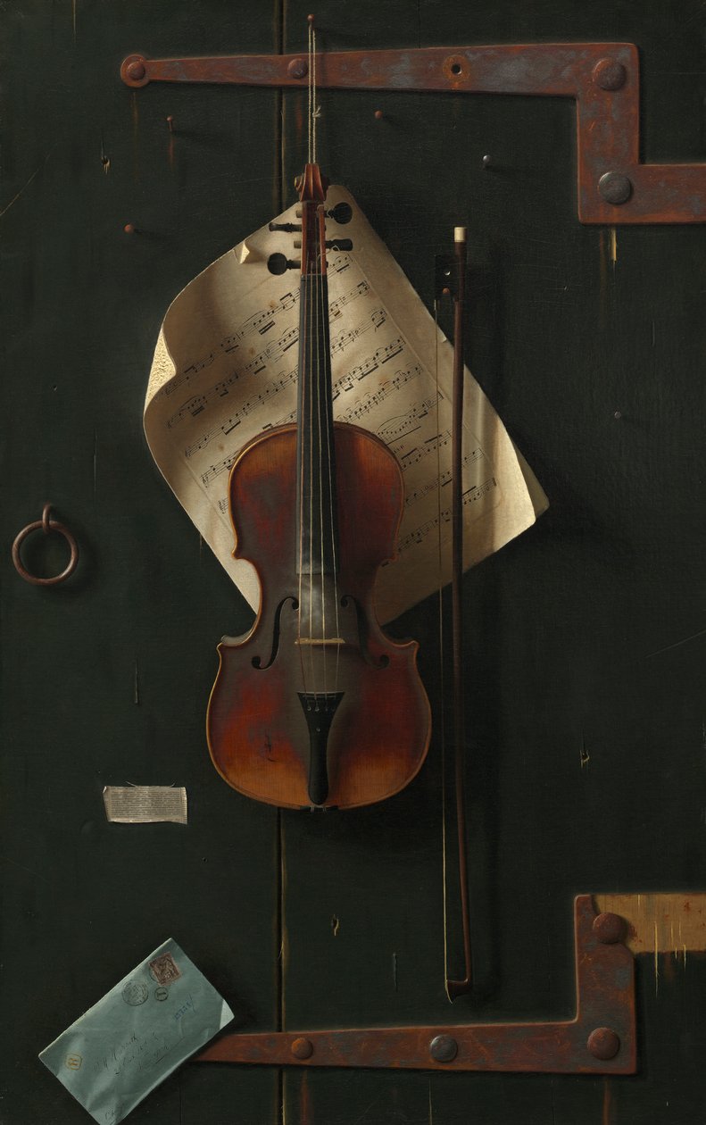 Vanha viulu, 1886 tekijältä William Michael Harnett