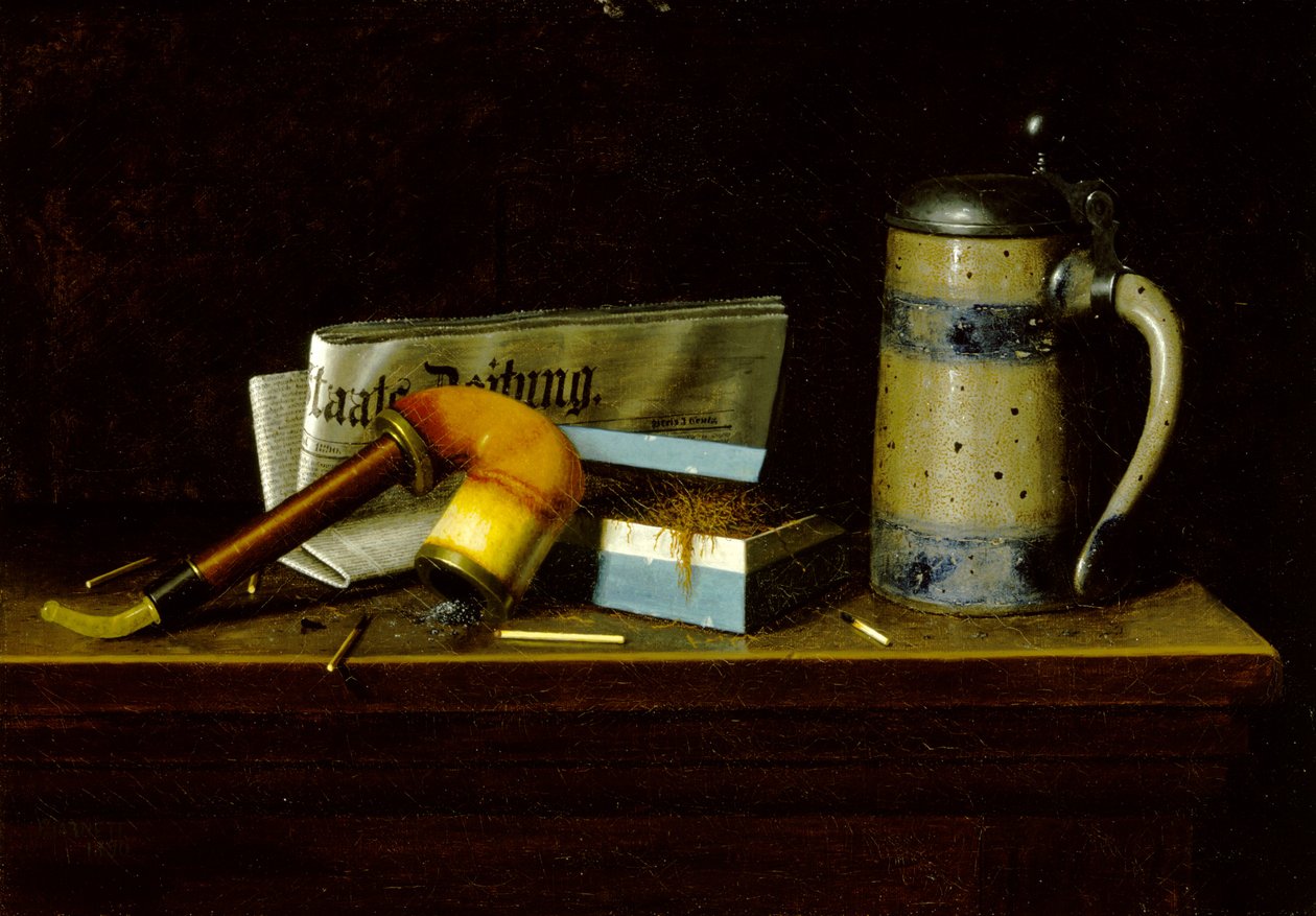 "Staats Zeitung" -lehden kanssa tekijältä William Michael Harnett
