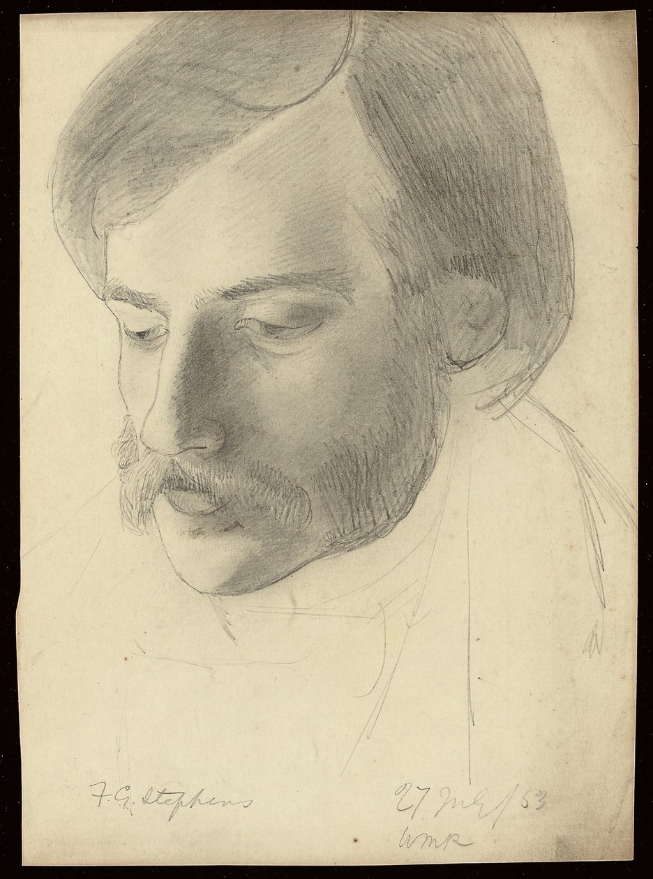 Frederick George Stephensin muotokuva, 1853 tekijältä William Michael Rossetti