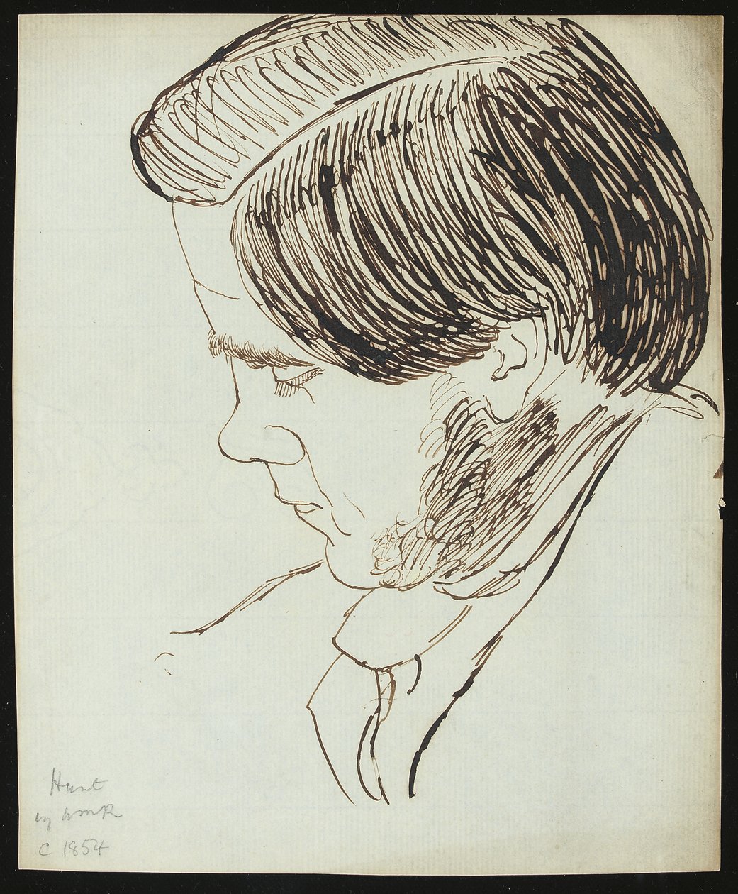 Muotokuva William Holman Huntista, 1854 tekijältä William Michael Rossetti