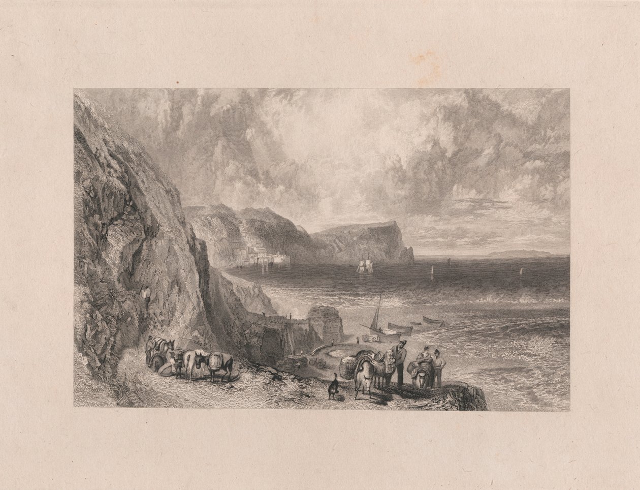 Clovelly Bay ja Lundy Island tekijältä William Miller