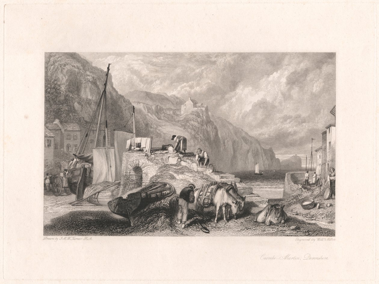 Combe-Martin, Devonshire tekijältä William Miller