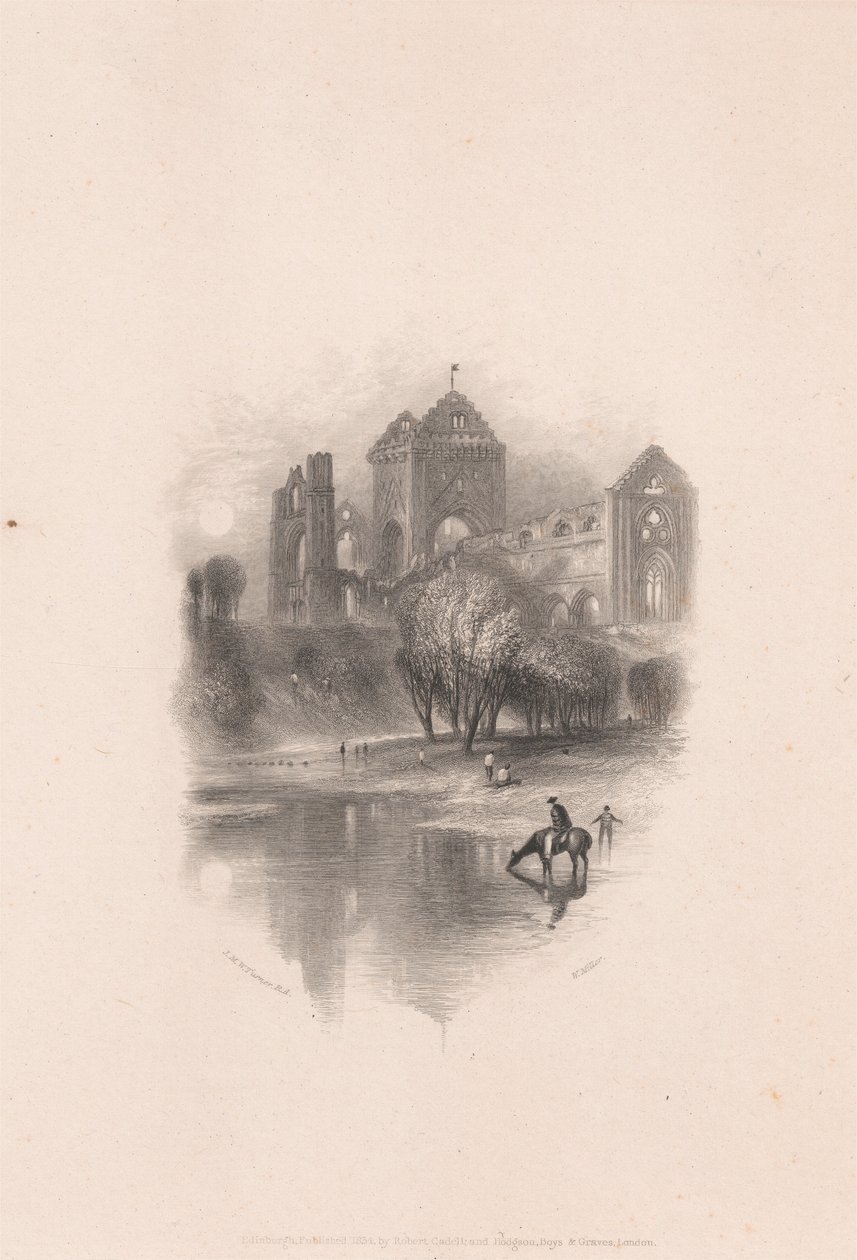 New Abbey, lähellä Dumfriesia tekijältä William Miller