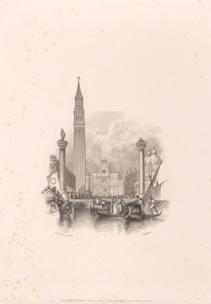 Venetsia - Campanile tekijältä William Miller