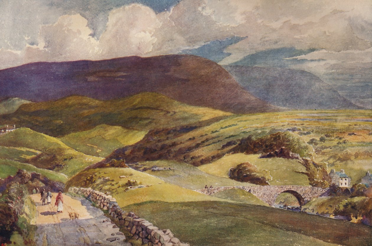 Maisema Donegalissa vuonna 1915 tekijältä William Monk