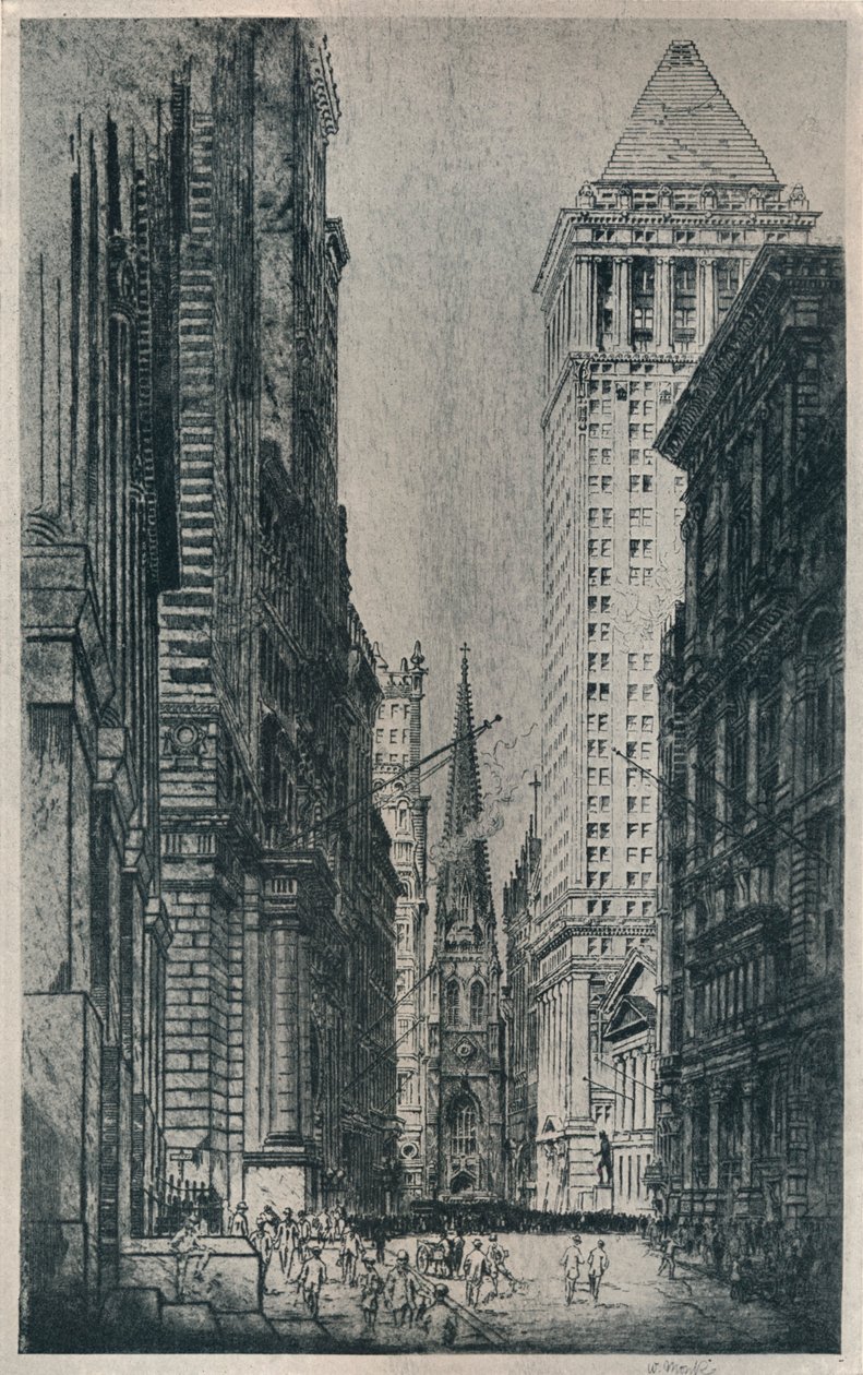Wall Street, New York, 1913 tekijältä William Monk