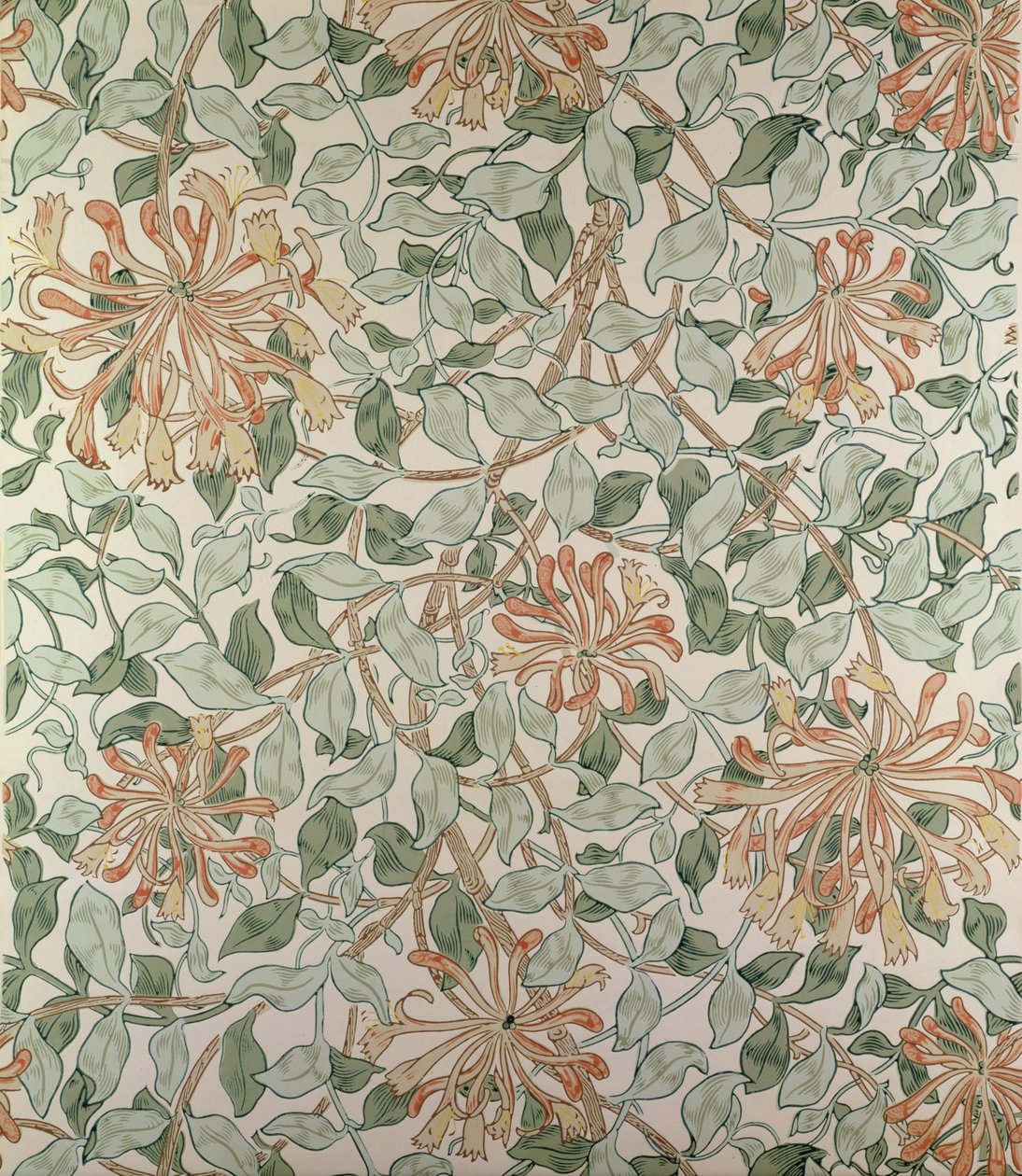 "Honeysuckle II" -design tekijältä William Morris