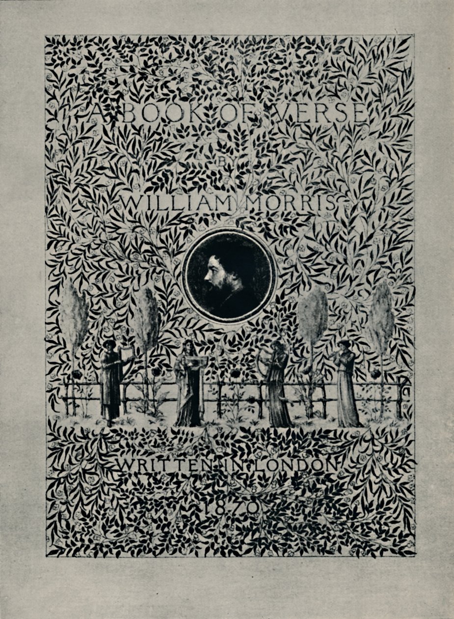 Nimisivu William Morrisin jakeisiin, 1870. tekijältä William Morris