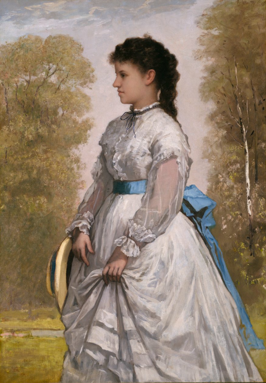 Agnes Elizabeth Claflinin muotokuva, 1873. tekijältä William Morris Hunt