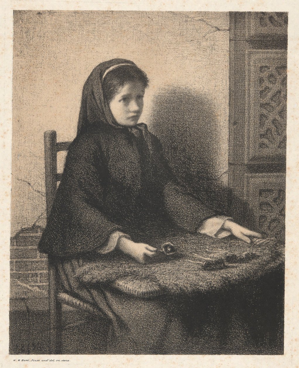 Violetti Tyttö tekijältä William Morris Hunt