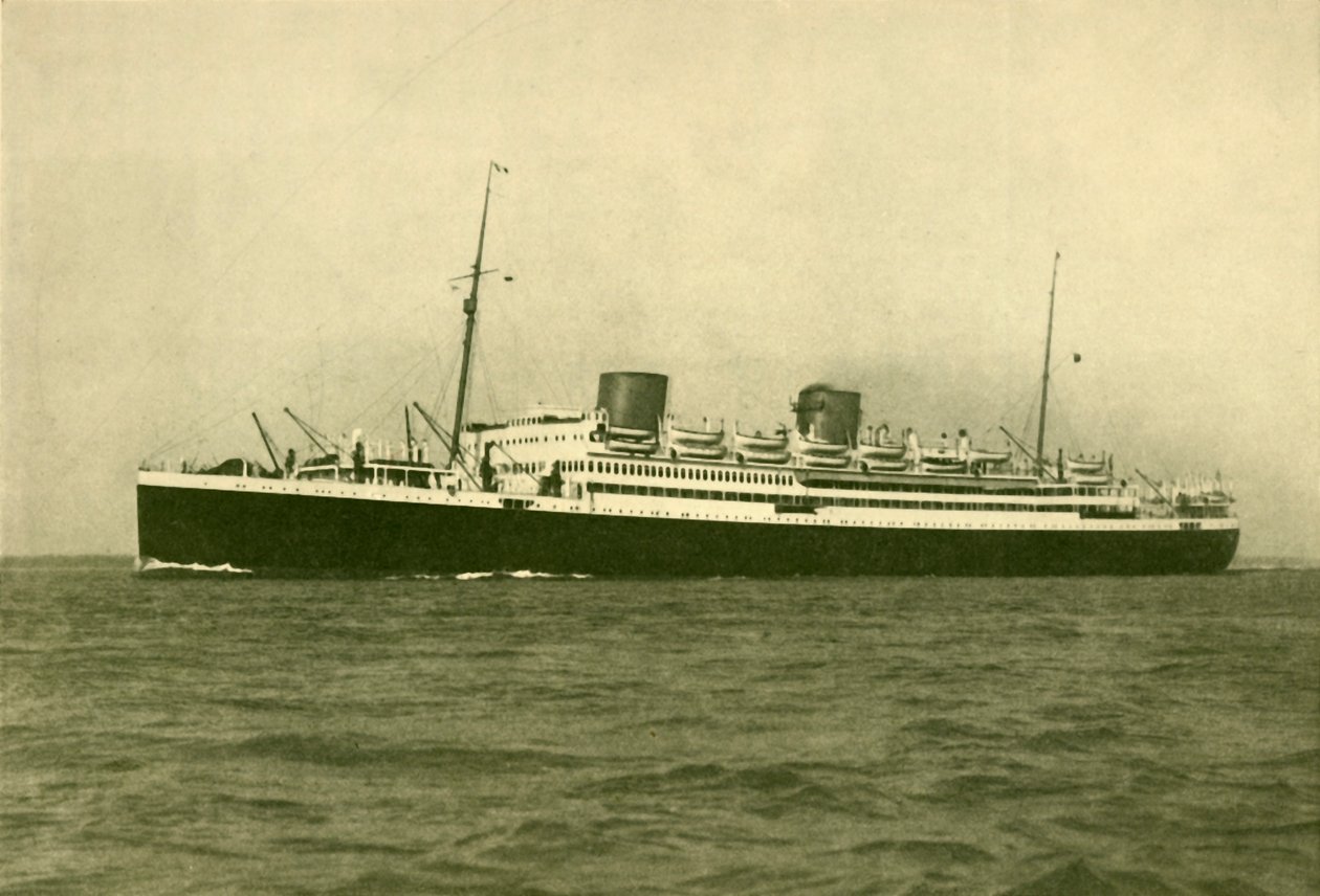 Royal Mail Motor Liner Asturias 22 500 Tons Brutto, 1930. tekijältä William Newenham Montague Orpen