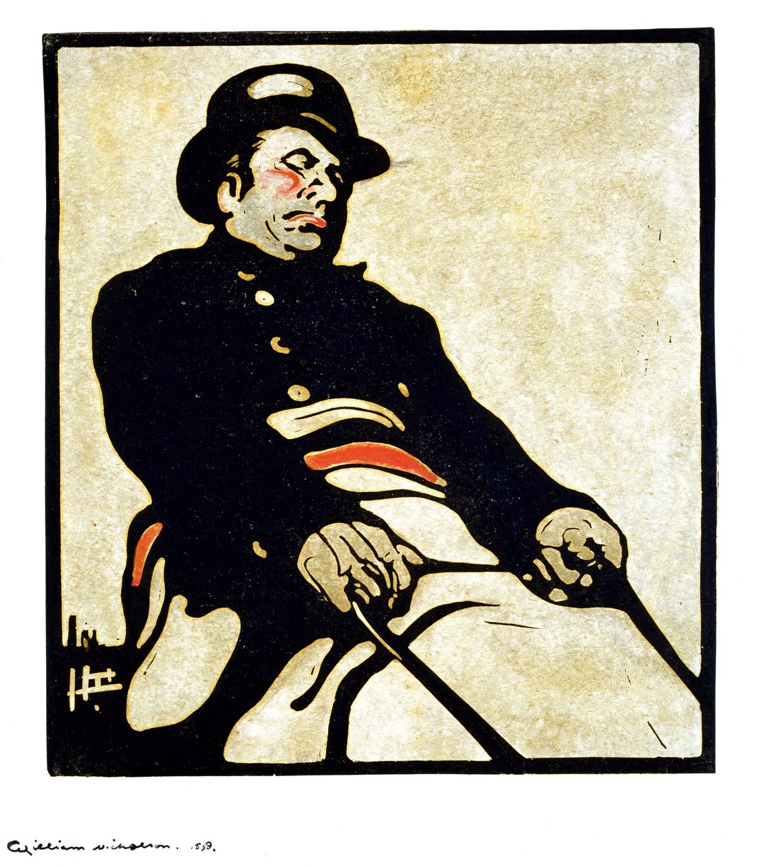 Linja-autonkuljettaja Knightsbridge Roadilla tekijältä William Nicholson