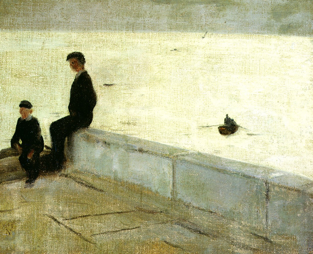 Pojat laiturilla tekijältä William Nicholson