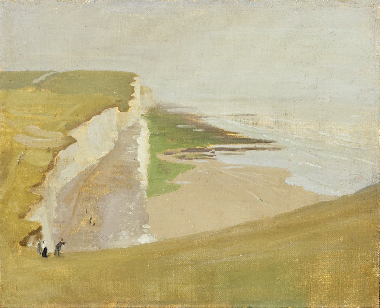 Cliffs at Rottingdean (öljy kankaalle myllylaudalla) tekijältä William Nicholson