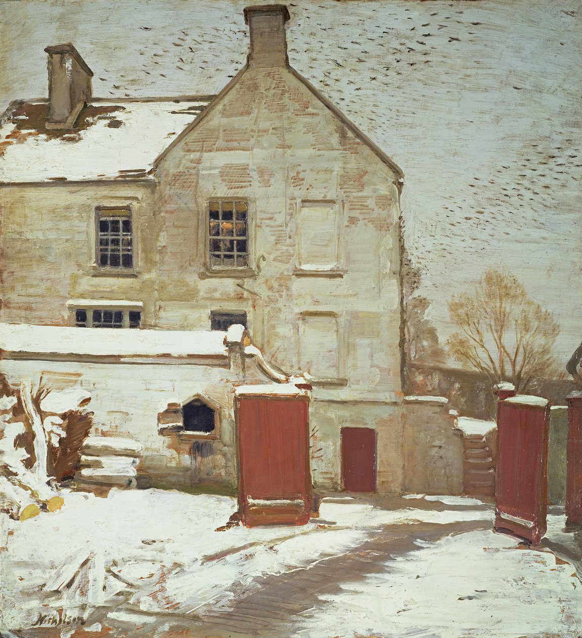 Courtyard Snow, Sutton Veny tekijältä William Nicholson