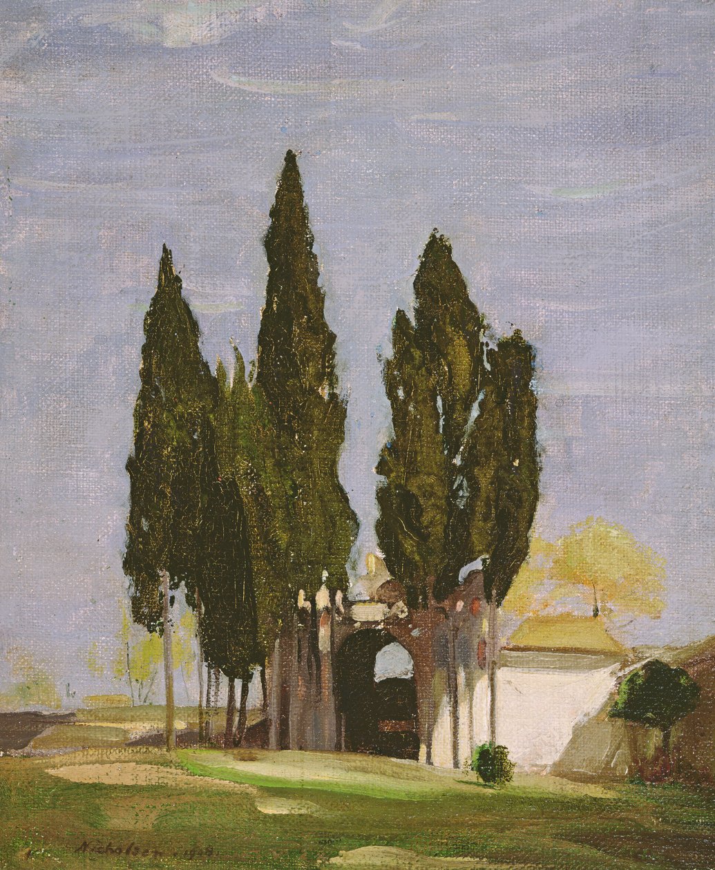 Sypressit, Palatinuksen kukkula, Rooma tekijältä William Nicholson
