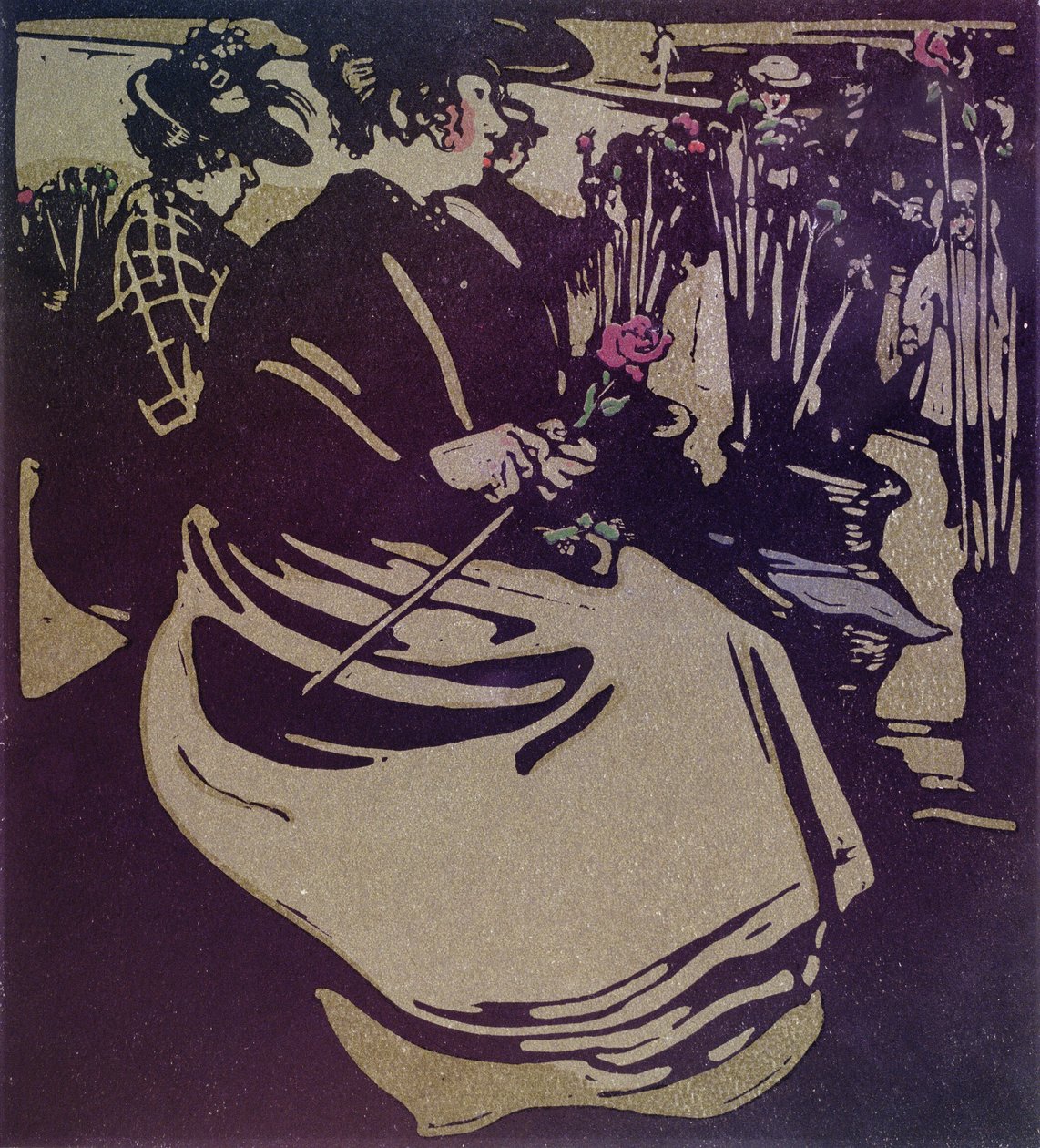 Flower Girl from "London Types", julkaisija William Heinemann tekijältä William Nicholson