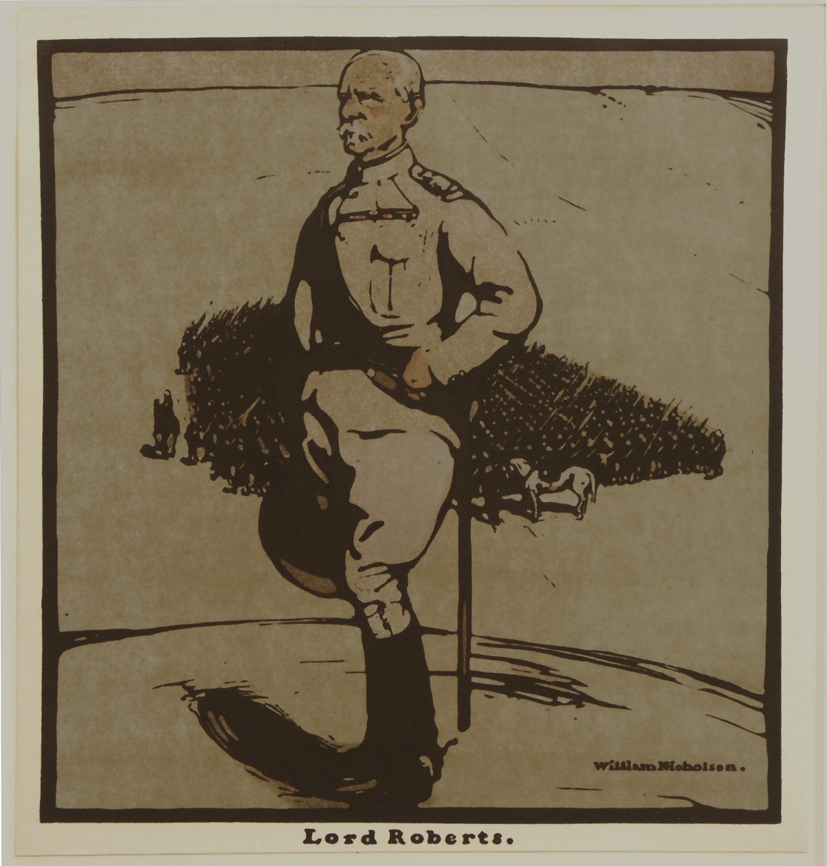 Lord Roberts, noin 1902 (chromolitho) tekijältä William Nicholson